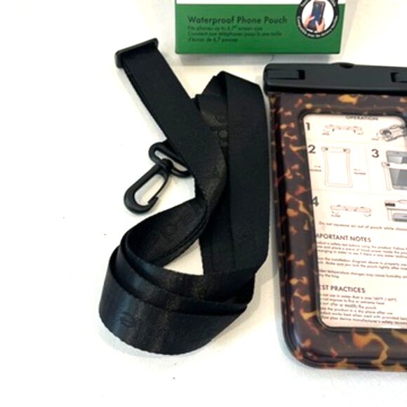 Kate Spade Waterproof Phone Pouch Animal Print Leopard NEW in Box - Picture 6 of 8